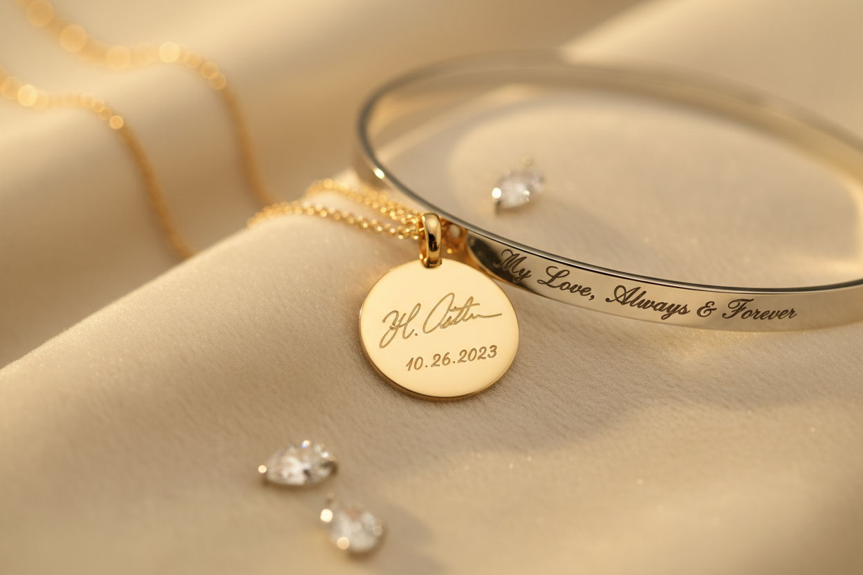 Actual Handwriting Jewelry: Turning Signatures into Timeless Keepsakes