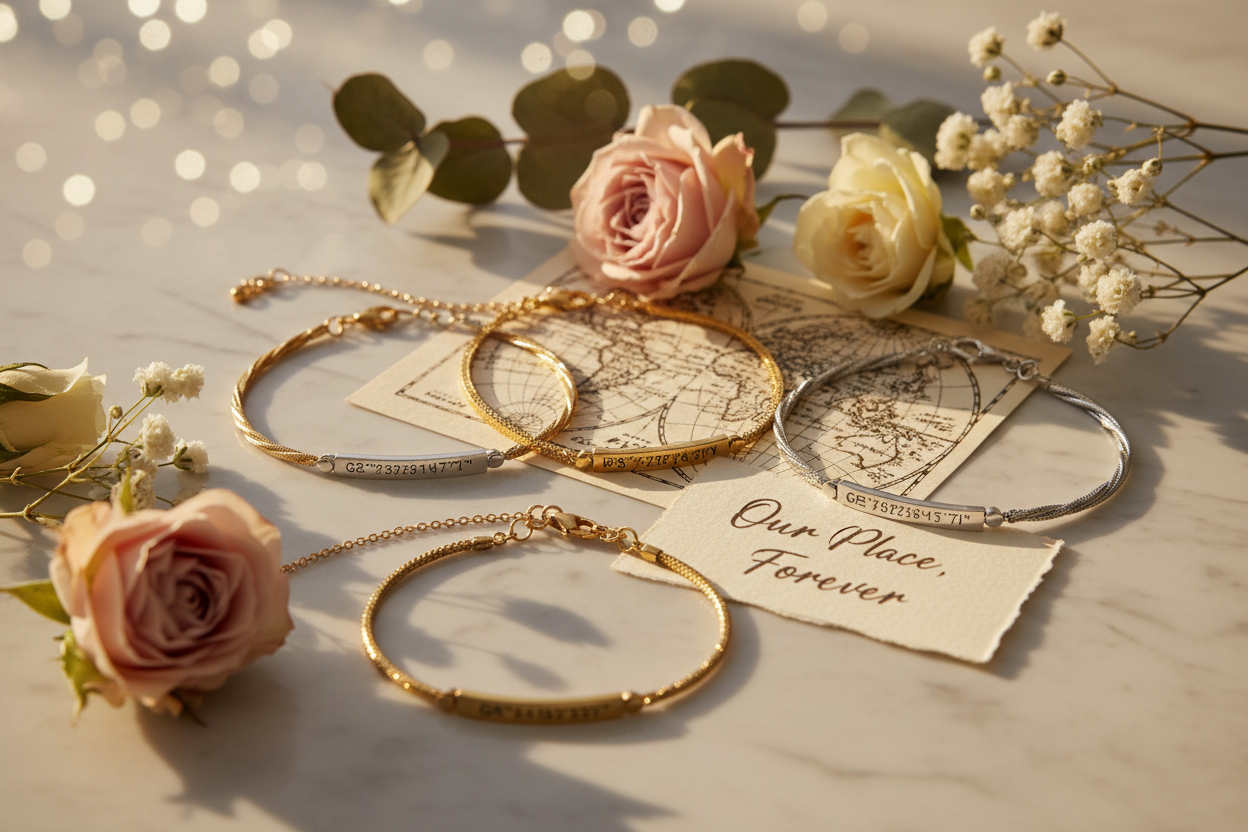 Capture Your Favorite Memories with Custom Coordinate Bracelets