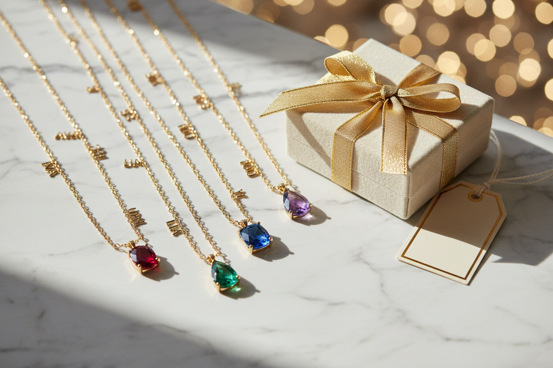 Why Birthstone Name Necklaces Are the Perfect Personalized Gift