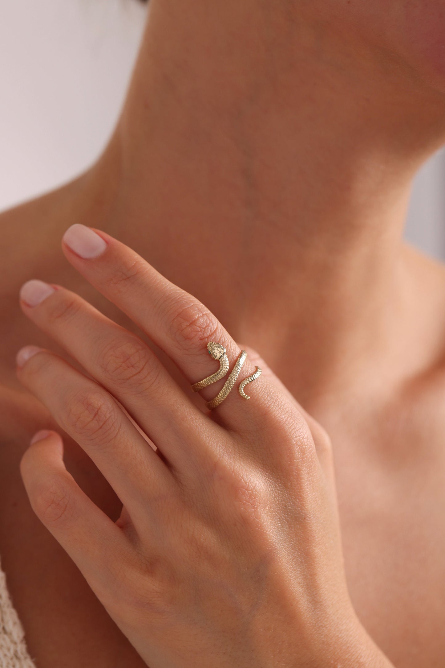 Vintage Snake Ring • Adjustable Snake Ring • Open Snake Ring • 925 Sterling Silver Snake Ring • Gold Snake Ring • Spiral Ring• Snake Jewelry