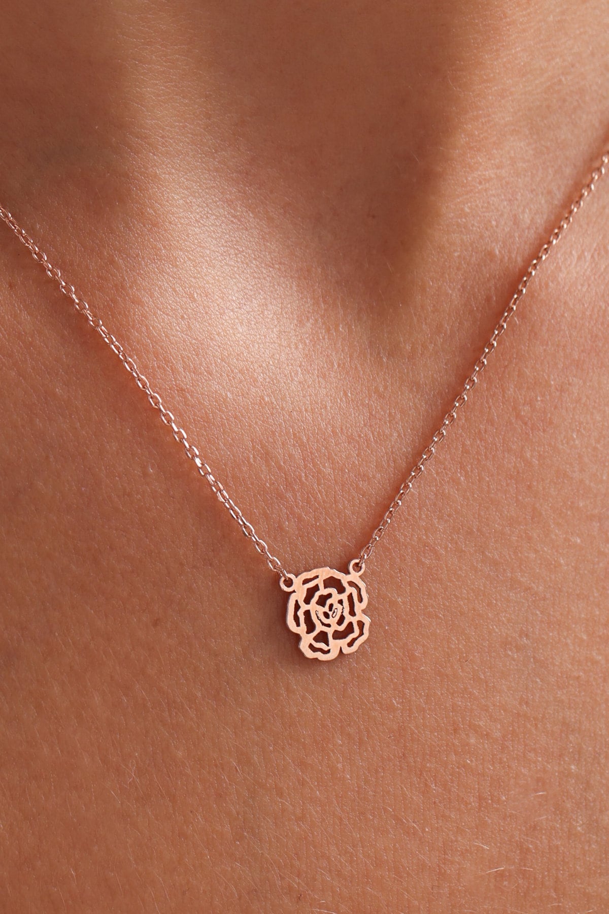 Sterling Silver Birth Flower Necklace: Personalized Family Necklace For Mom