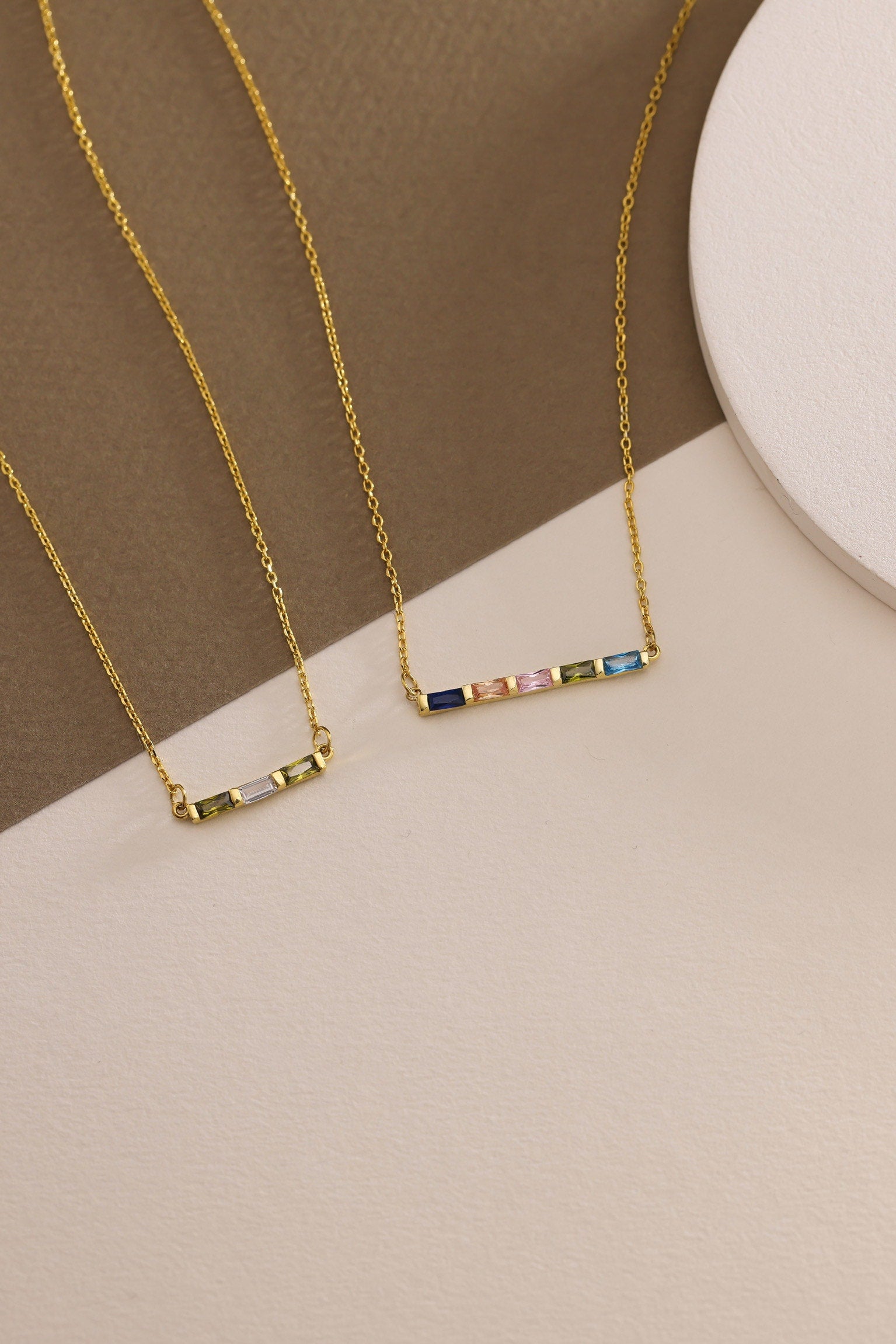 14K Gold Family Birthstone Necklace, Mothers Necklace, Mom Jewelry, Family Necklace, Birth Stone Necklace, Birthday Gift, Christmas Gift
