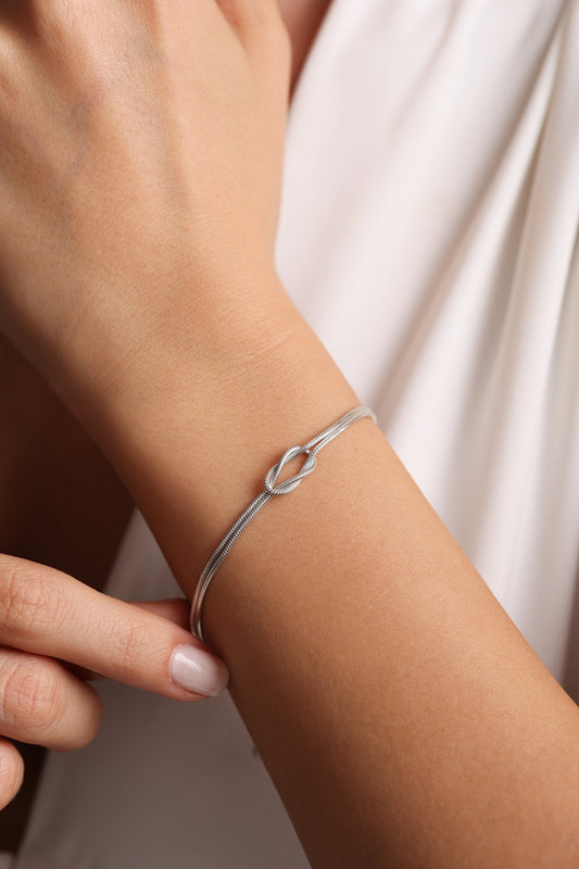 Knot Bracelet • infinity Love Knot Bracelet for Couples • Friendship Jewelry • Unisex Minimalist Bracelet • Best Friend Bracelet
