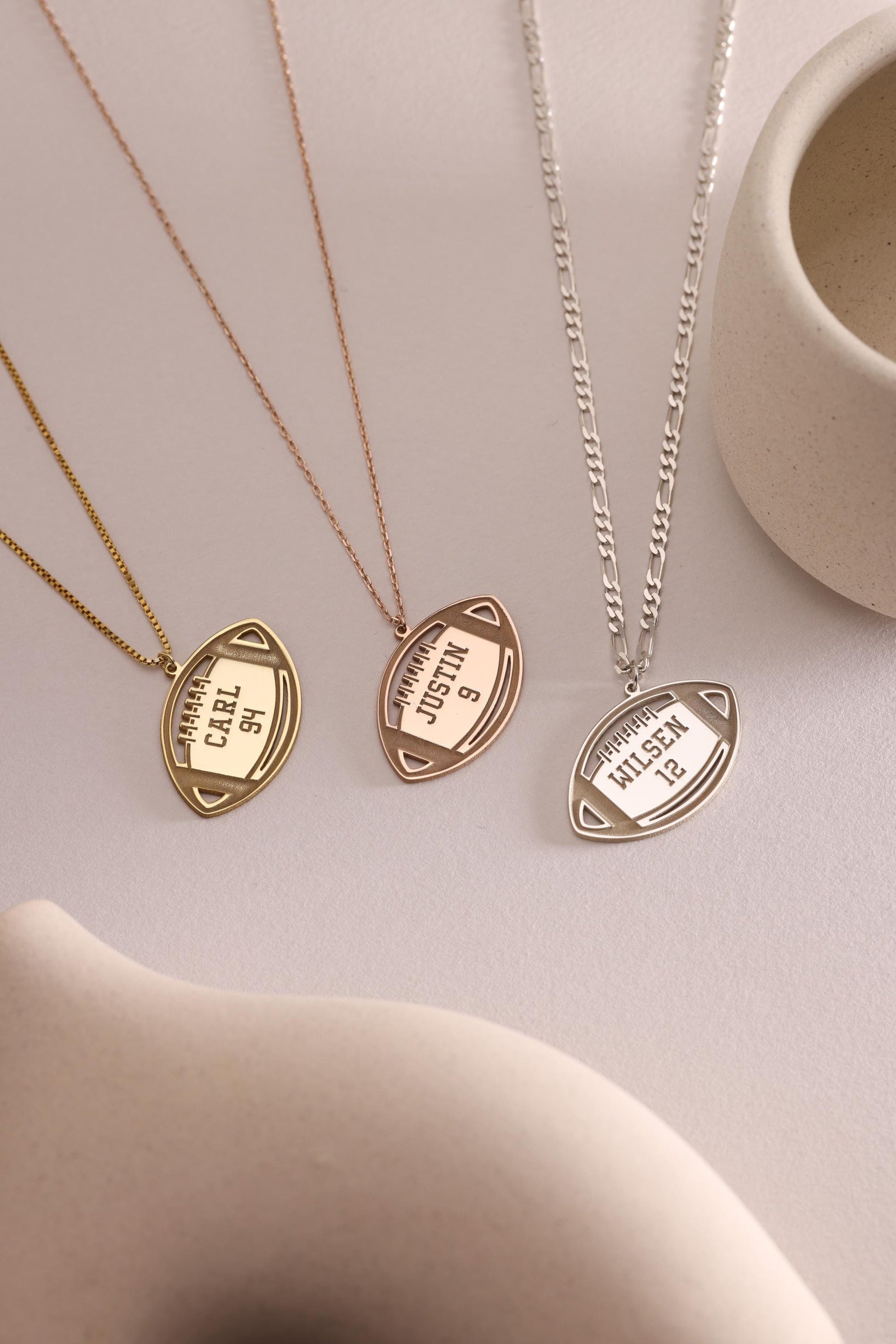 Custom Number Necklace with Name - Number Baseball Necklace - Personalized Basketball Number in Box Chain - Sport Jewelry - Gift For Kid