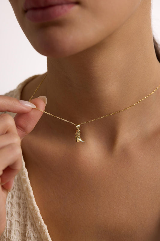 Cowboy Boot Necklace, Western Jewelry, Perfect Gift for Cowgirls Western Lovers, Cowgirl Boot Pendant, Western Boot Necklace, Christmas Gift
