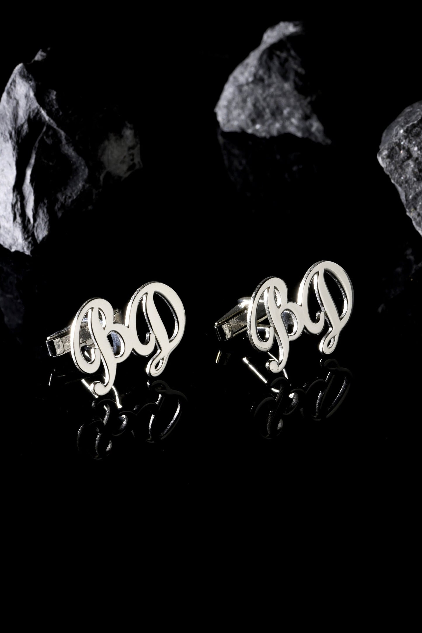 Personalized Name Cufflinks - Customized Cufflinks - Groom Wedding Cufflinks - Groomsmen gift - Initials Cufflinks - Sterling Cufflinks