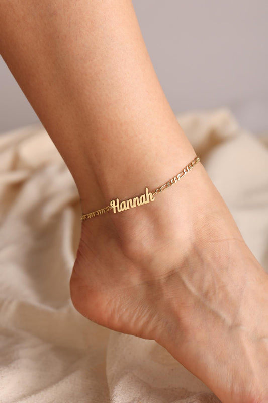 Name Anklet , Initial Anklet , Custom Silver Anklet , Custom Anklet , Personalized Anklet , Custom Name Anklet , Personalized Name Anklet
