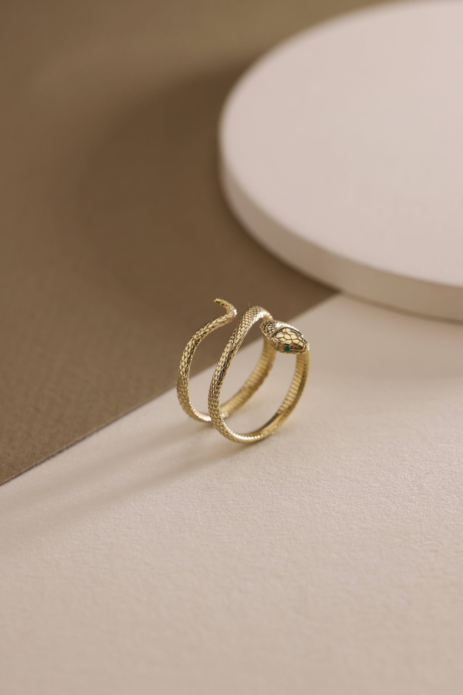 Vintage Snake Ring • Adjustable Snake Ring • Open Snake Ring • 925 Sterling Silver Snake Ring • Gold Snake Ring • Spiral Ring• Snake Jewelry