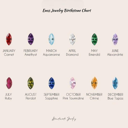 Family Birthstone Necklace — Personalized Family Birthstone Jewelry — Mother’s Day Gift — Mother's Birthstone Jewelry