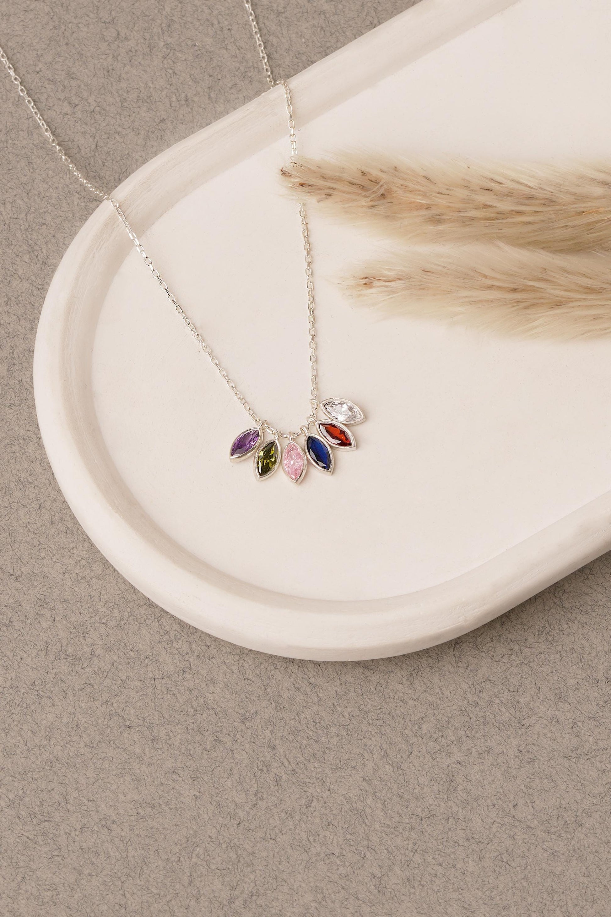 Family Birthstone Necklace, Personalized Family Birthstone Jewelry, Mother’s Day Gift , Mom Necklace