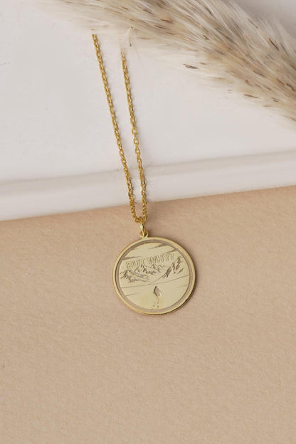Nihilist Penguin Necklace, 925 Sterling Silver,But Why Necklace,Trendy Nihilist Penguin Tee,WHY Penguin Meme,Sad Penguin Mountains but why?