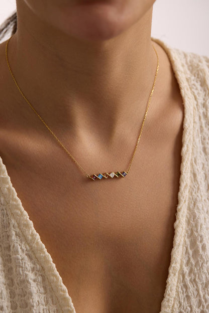 Customized birthstone necklace, Birthstone Necklace for Mom, is an extremely meaningful present, Mothers Day Gift, Birthday Gift For Her