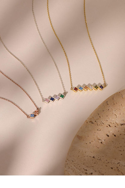 Customized birthstone necklace, Birthstone Necklace for Mom, is an extremely meaningful present, Mothers Day Gift, Birthday Gift For Her